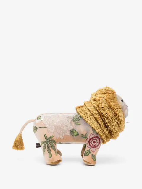 Anke Drechsel lion embroidered soft toy