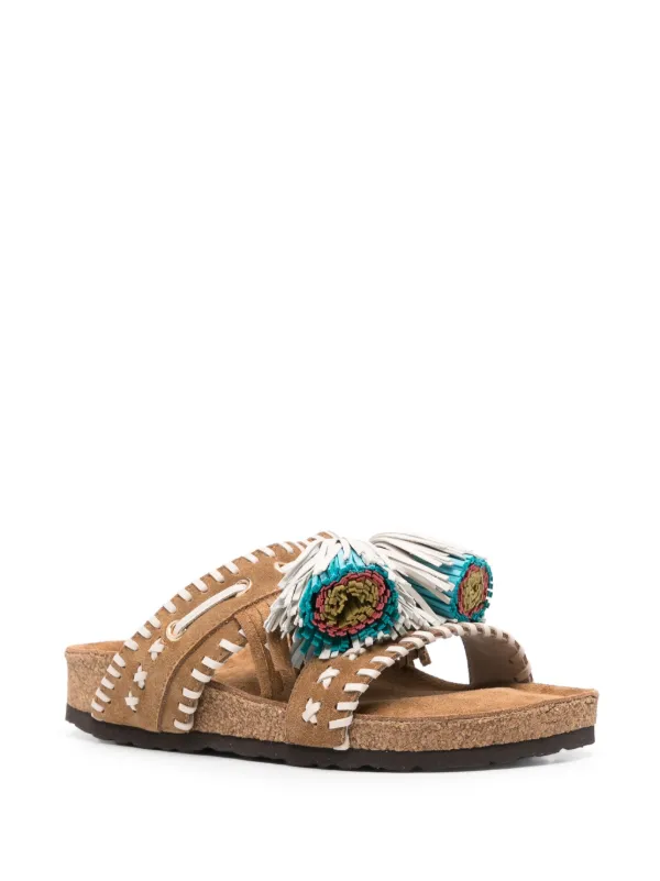 Elena Iachi C10 Sandals Brown FARFETCH JO