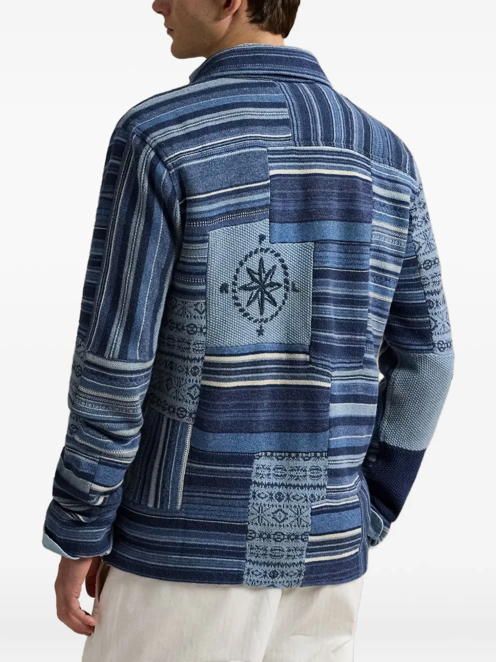 Polo Ralph Lauren Vest met patchwork Blauw