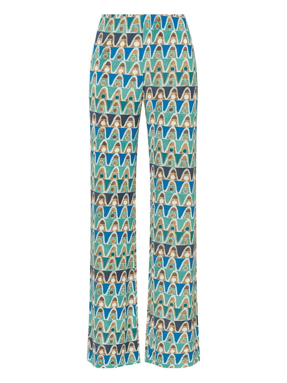 MALIPARMI graphic-print trousers | Green | Image 1