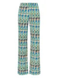 MALIPARMI graphic-print trousers - Green