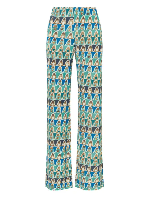 MALIPARMI graphic-print trousers