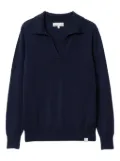 Merz B. Schwanen knitted polo top - Blue