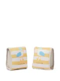 Sunnylife Kids striped floaties - Yellow
