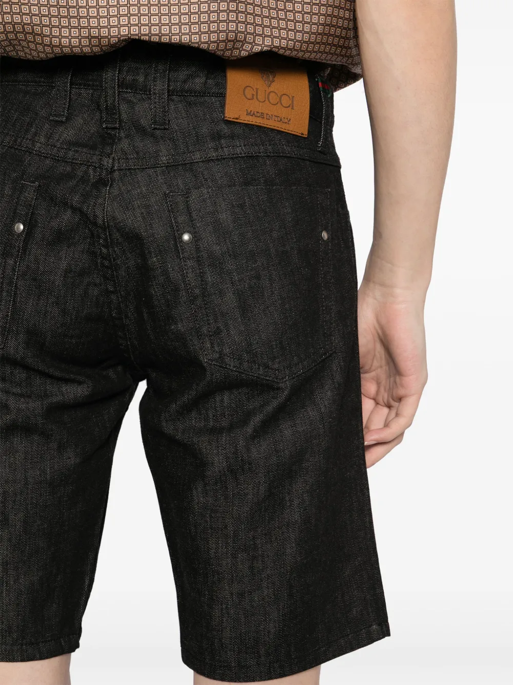 Gucci Denim shorts Zwart