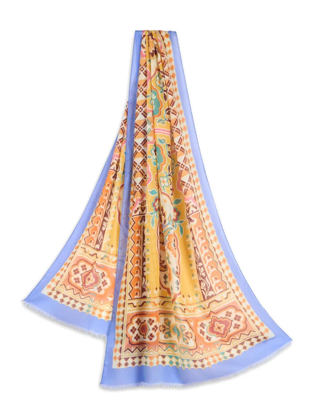 ETRO Sjaal met print Geel