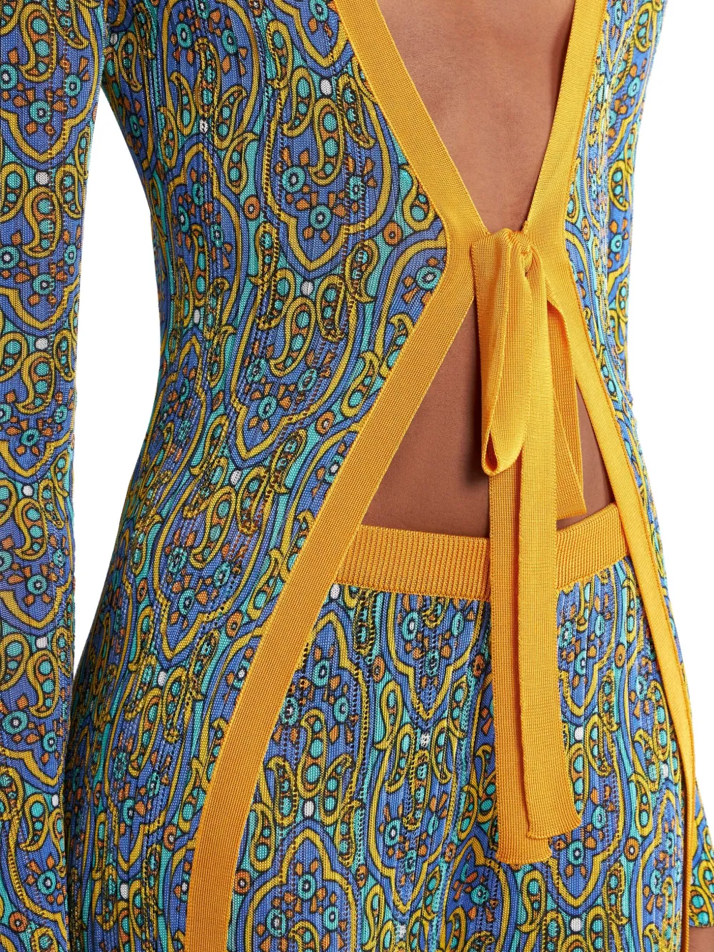 ETRO Vest met bloemenprint Oranje