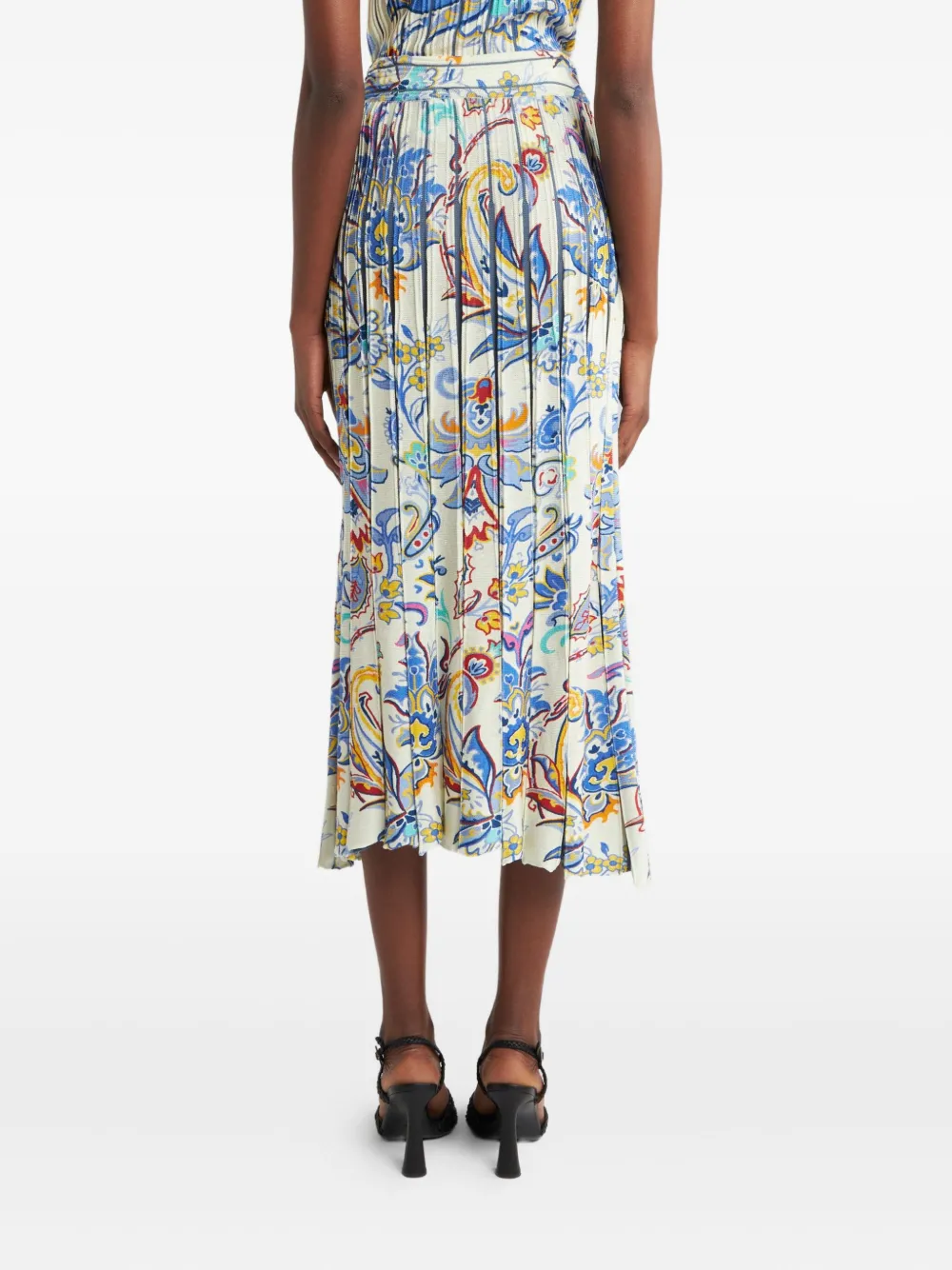 ETRO Midi-rok met print Beige