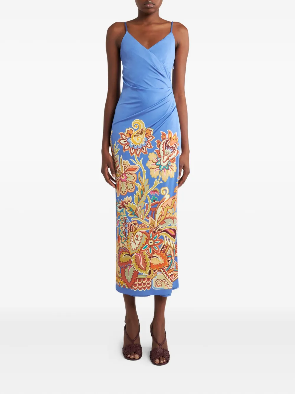 ETRO Jurk met print - Blauw