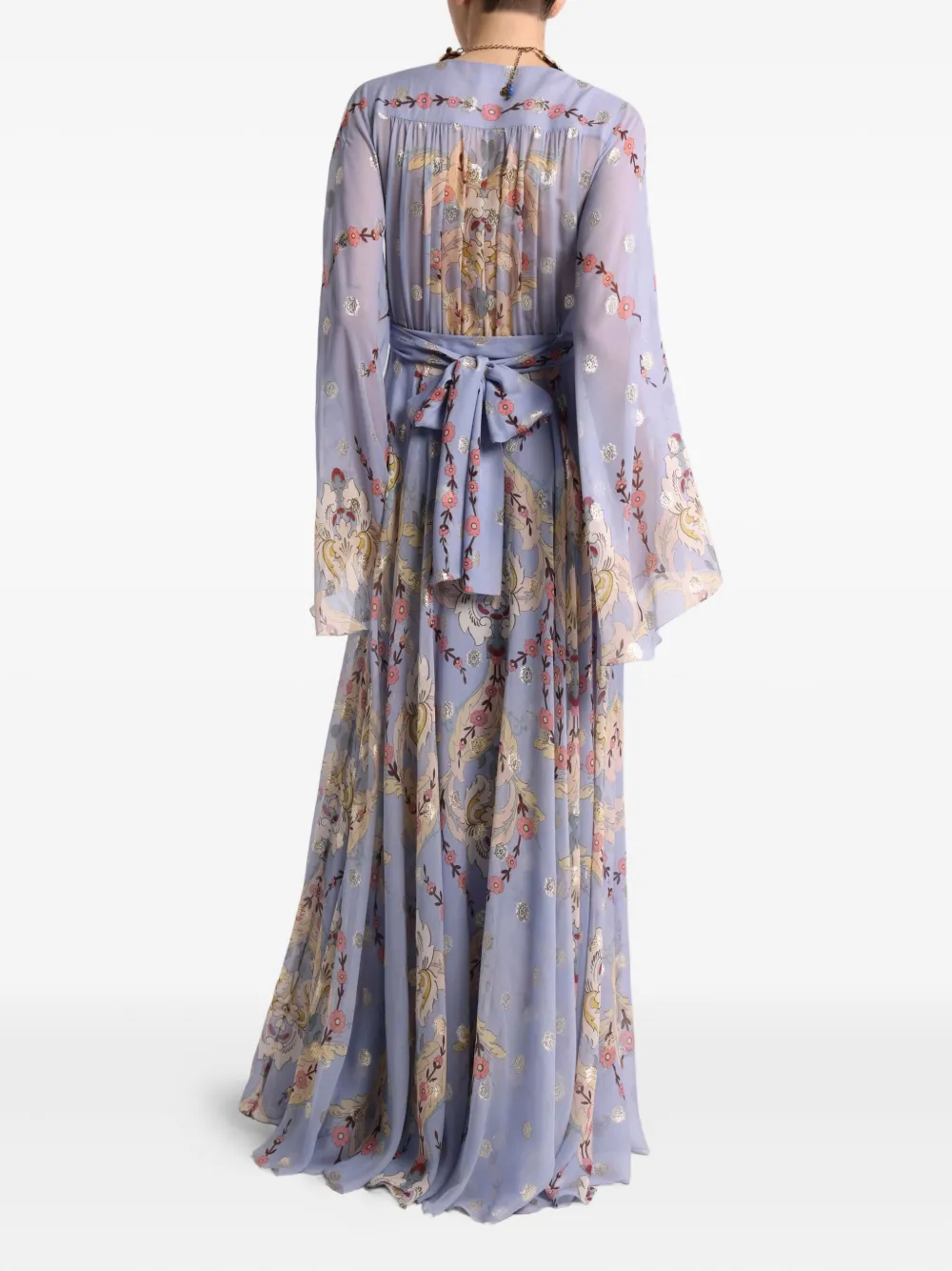 ETRO Jurk met print Paars