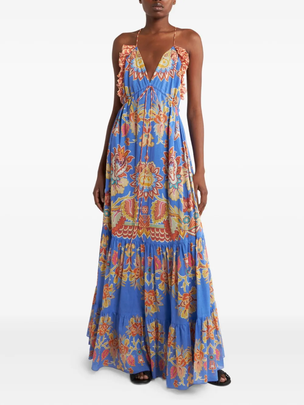 ETRO Jurk met print - Blauw