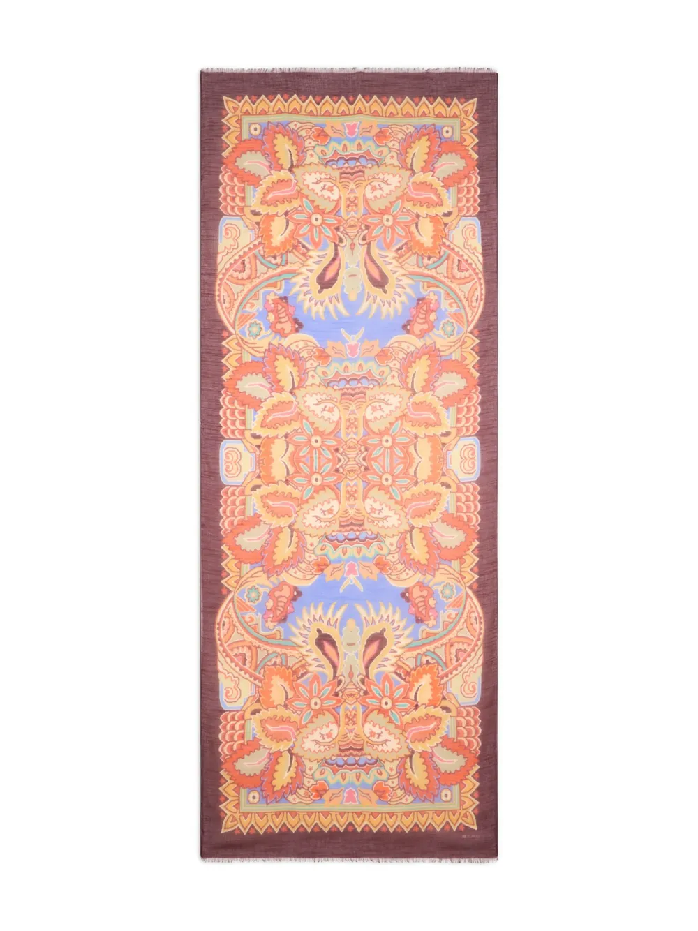 ETRO プリント スカーフ - オレンジ ETRO プリント スカーフ - オレンジ