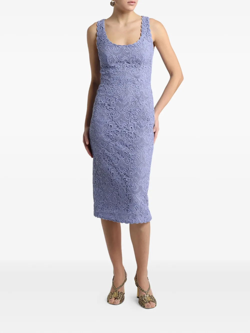 ETRO Macramé mini-jurk - Paars