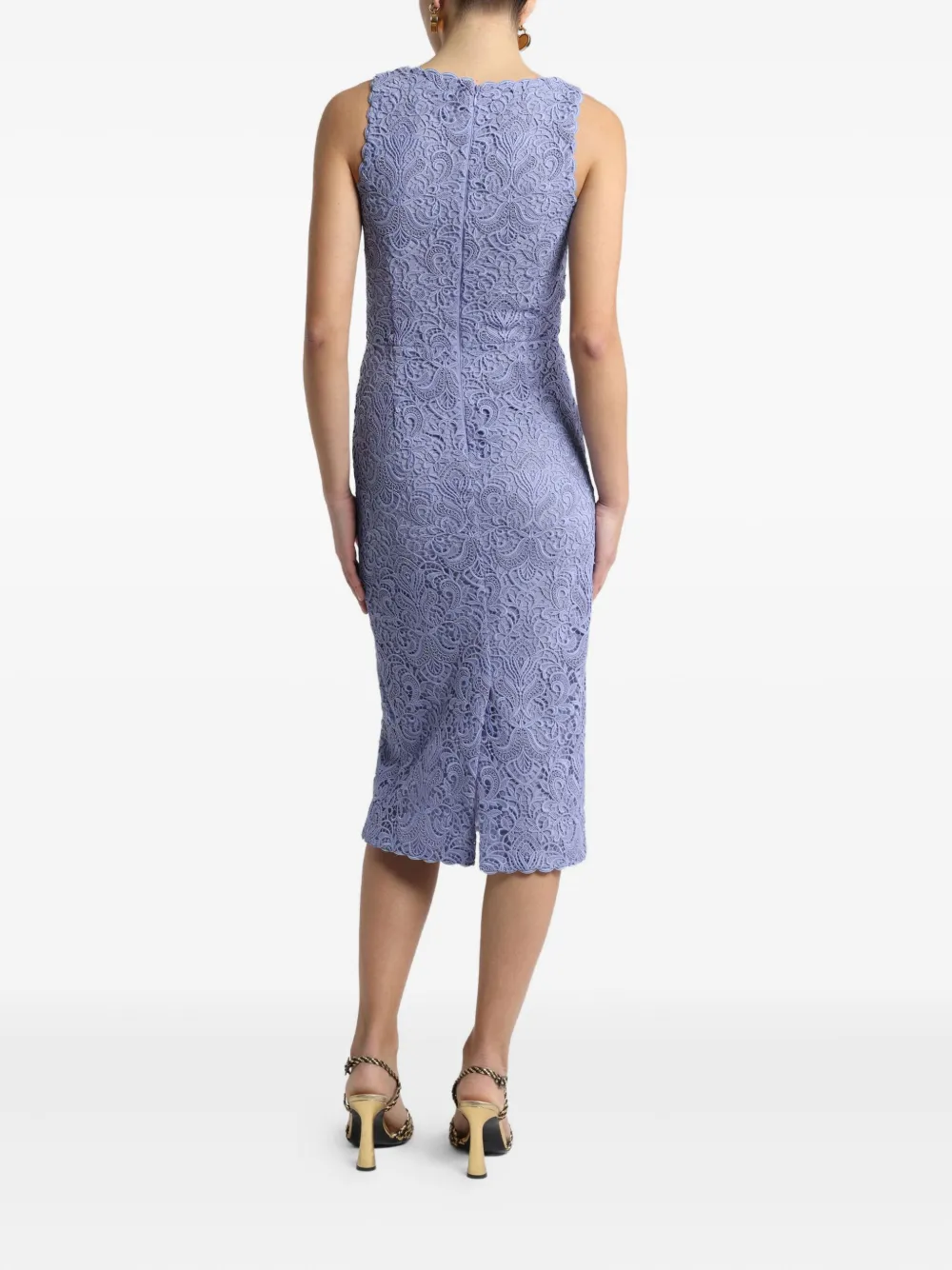 ETRO Macramé mini-jurk Paars