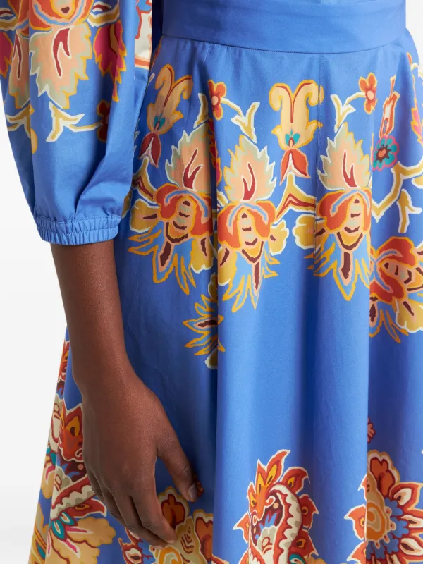 ETRO プリント スカート | ブルー | FARFETCH JP
