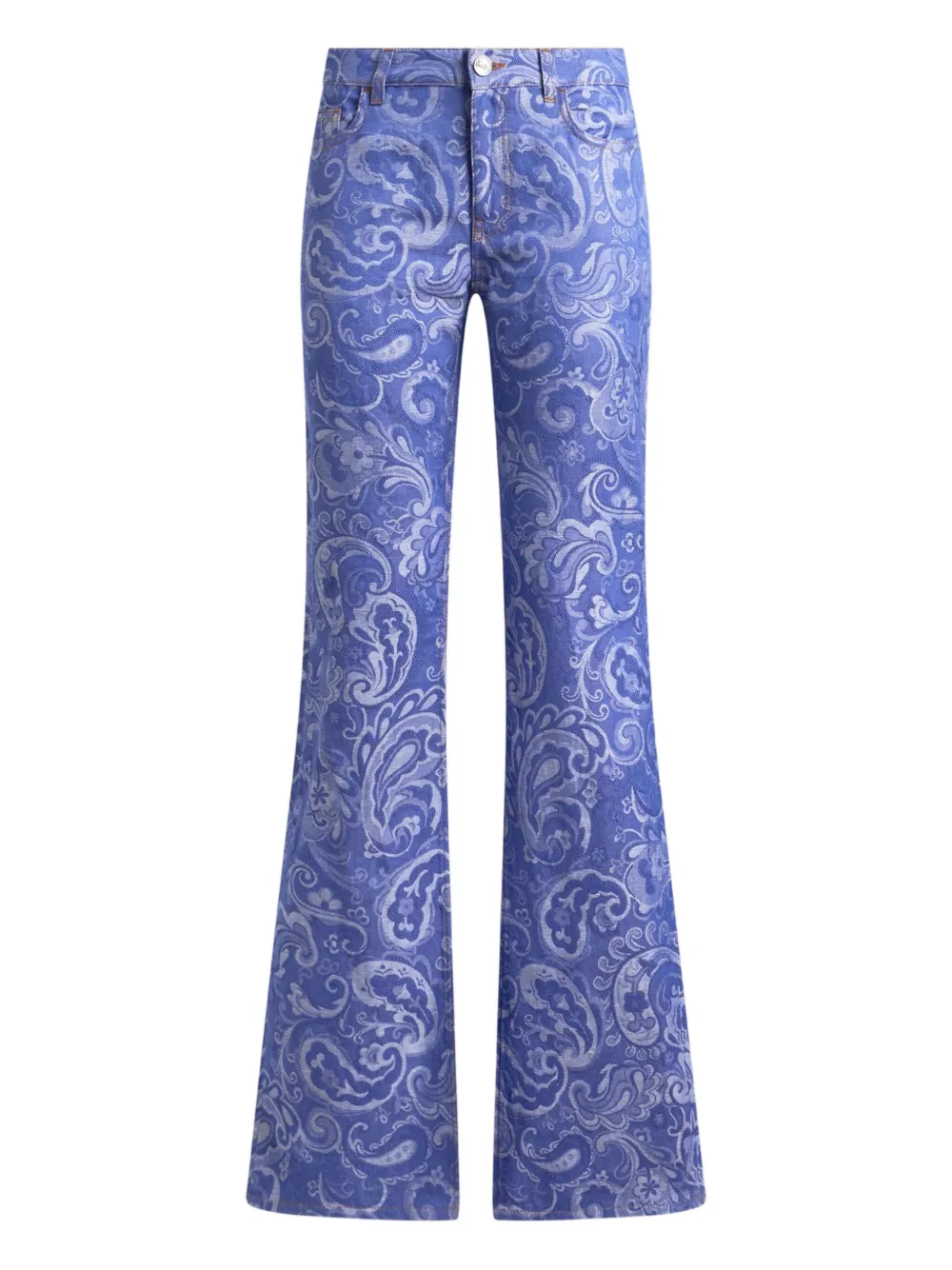 Etro Schlagjeans Aus Paisley-jacquard