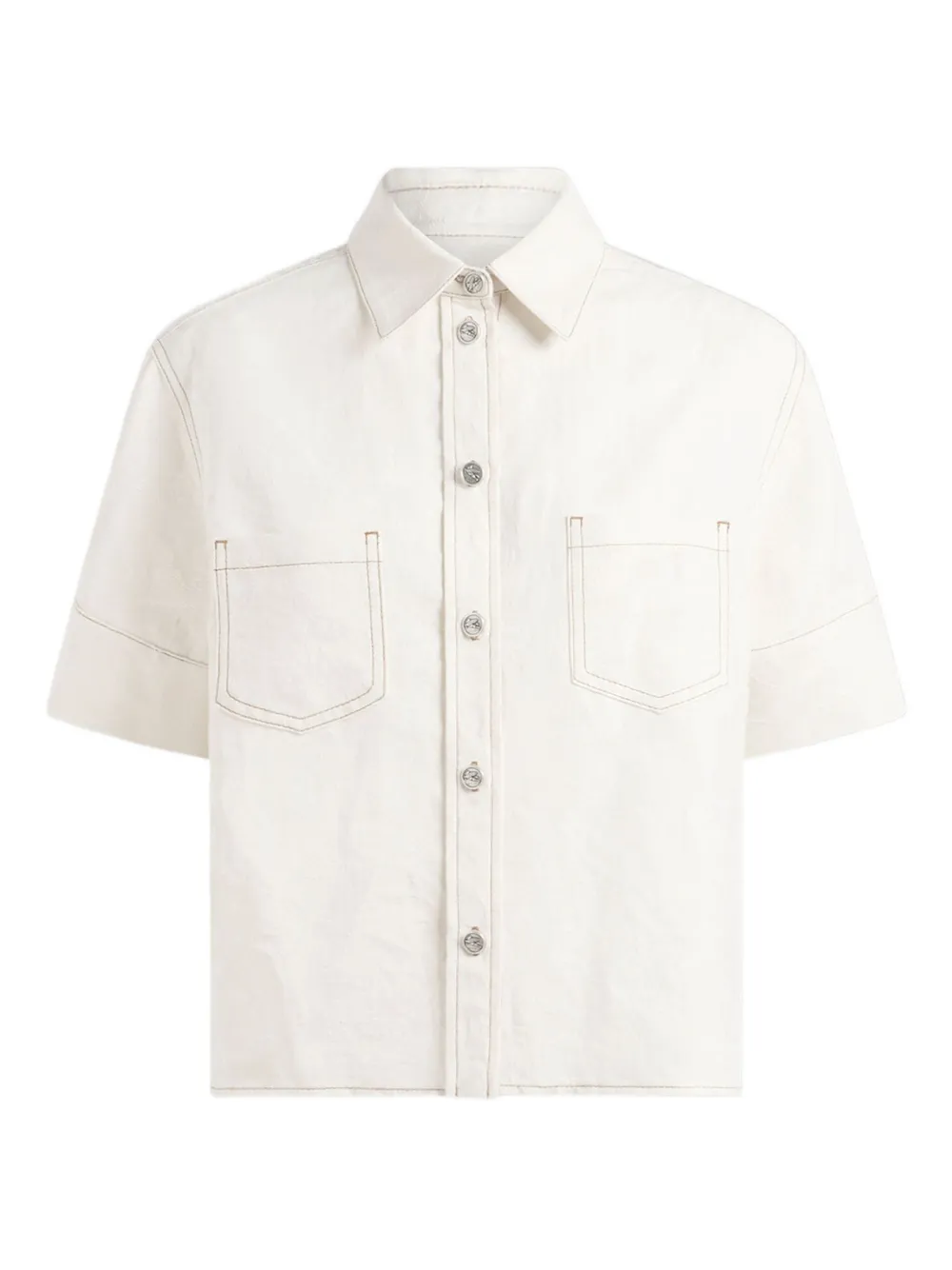 ETRO Blouse met paisley-jacquard Beige