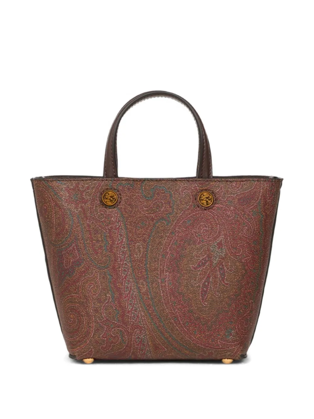 ETRO x Agostino Iacurci shopper met borduurwerk Bruin