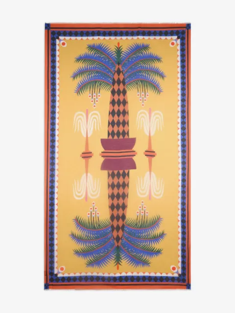 ETRO x Agostino Lacurdi grande écharpe imprimée