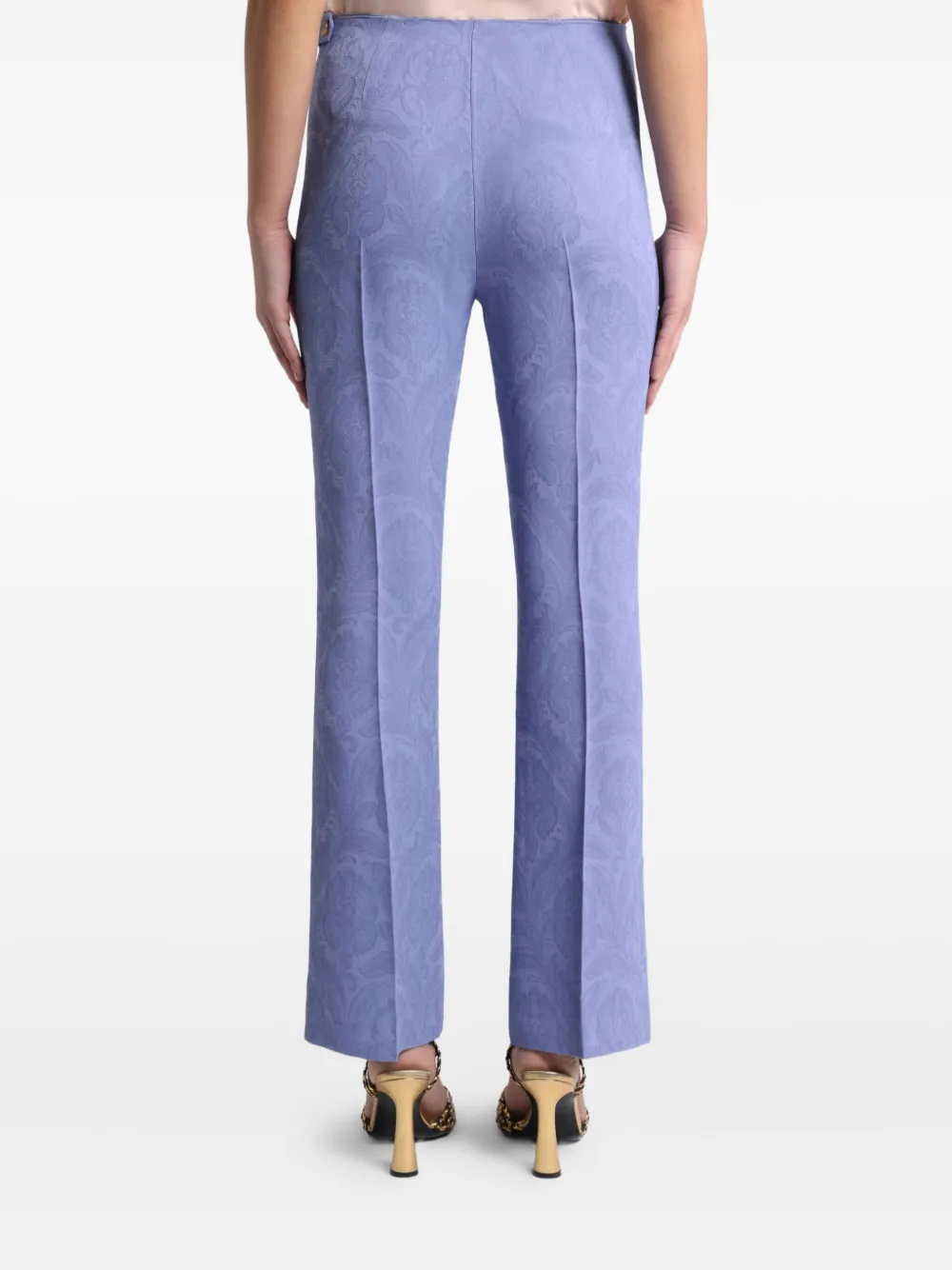 Etro Cady-texture Jacquard Trousers
