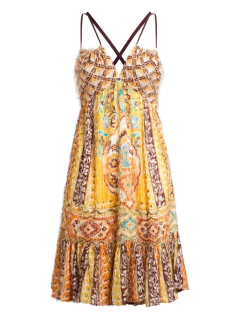 ETRO فستان فيل-كوبيه