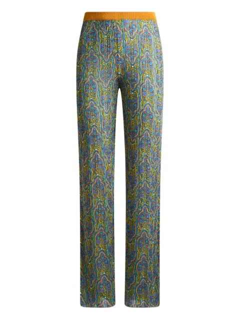 ETRO printed knitted trousers 