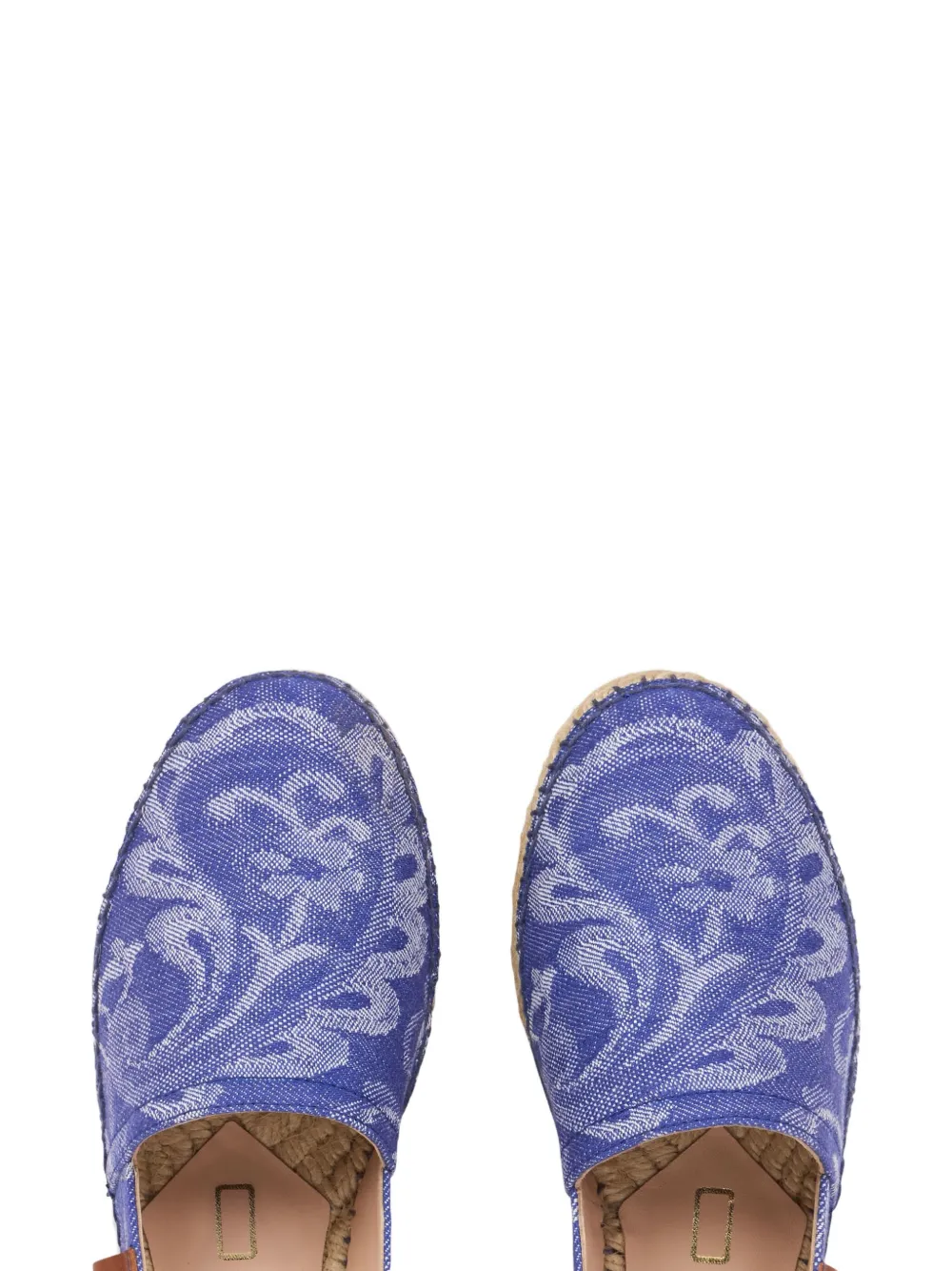ETRO patterned-jacquard espadrilles Blue