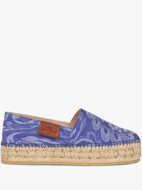 ETRO patterned-jacquard espadrilles