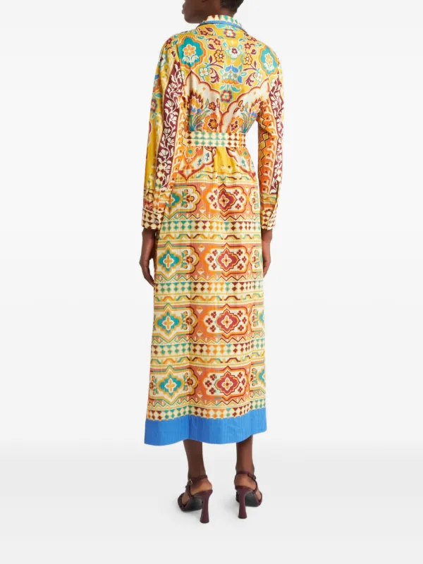 ETRO プリント ドレス | ニュートラル | FARFETCH JP