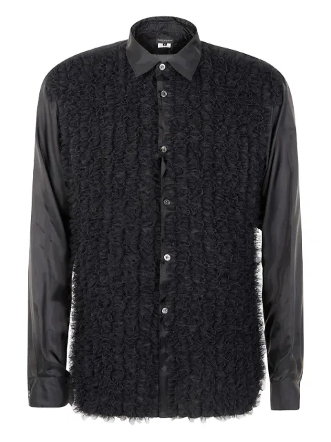 Comme des Garçons Homme Plus قميص مزين بكرانيش