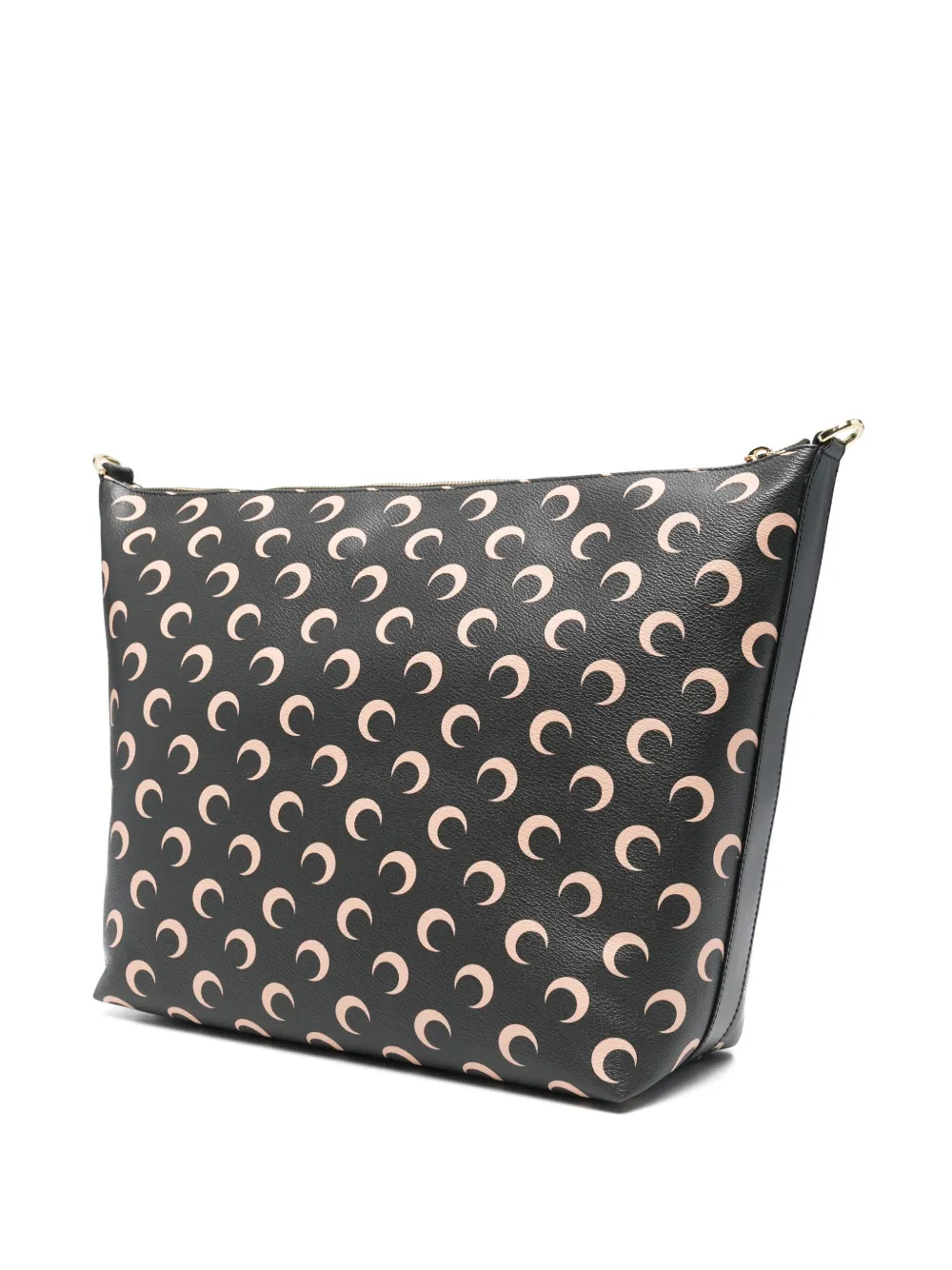 Marine Serre Schoudertas met Crescent Moon-print Zwart