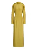 12 STOREEZ silk maxi dress - Yellow