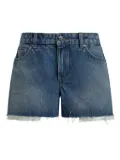12 STOREEZ distressed denim shorts - Blue