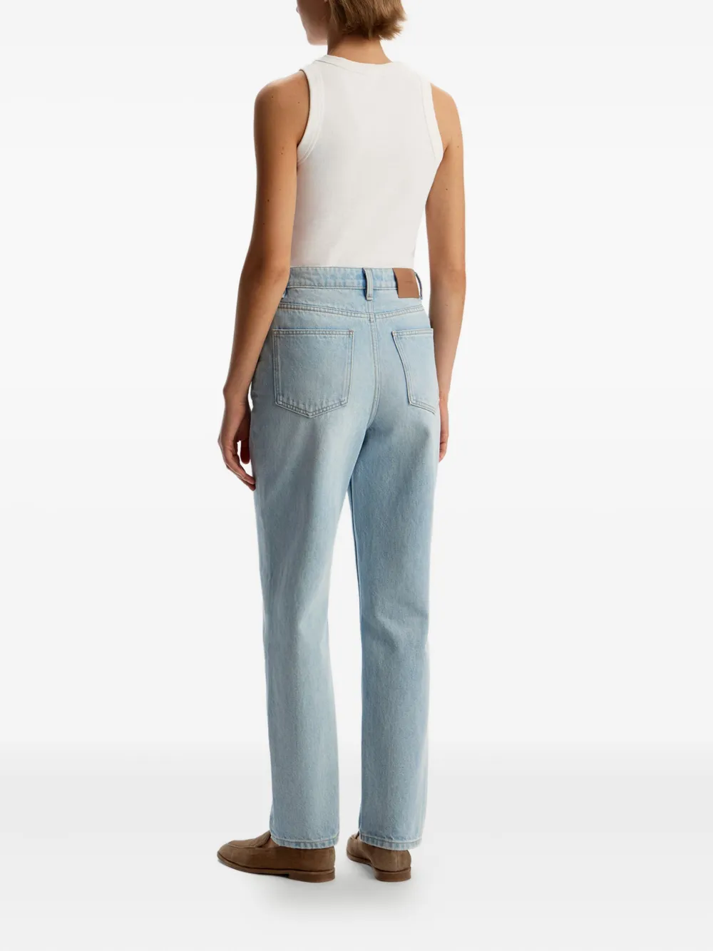 12 STOREEZ 211 mom-fit jeans Blauw