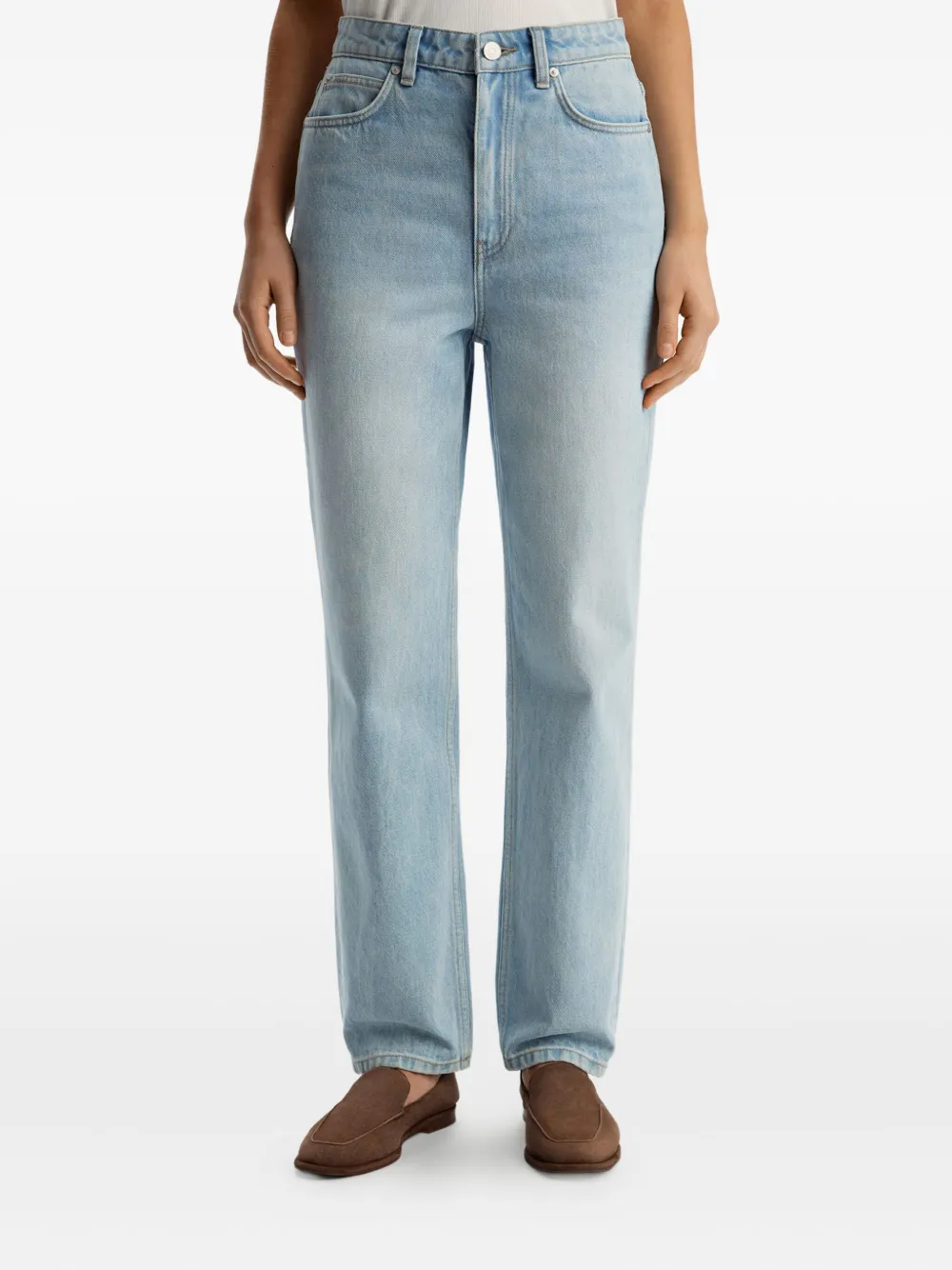 12 STOREEZ 211 mom-fit jeans Blauw
