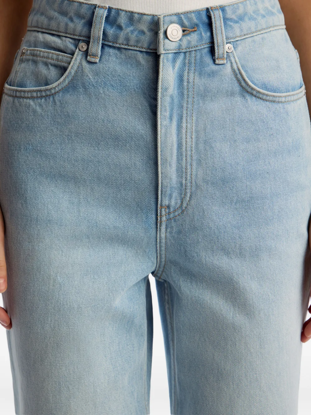 12 STOREEZ 211 mom-fit jeans Blauw