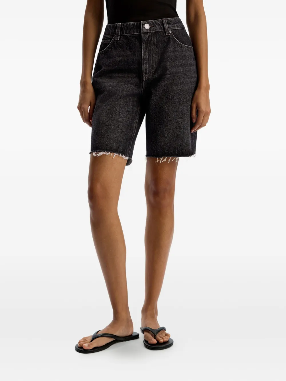 12 STOREEZ Denim shorts Grijs