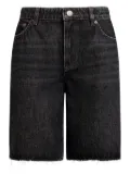 12 STOREEZ frayed-hem denim shorts - Grey