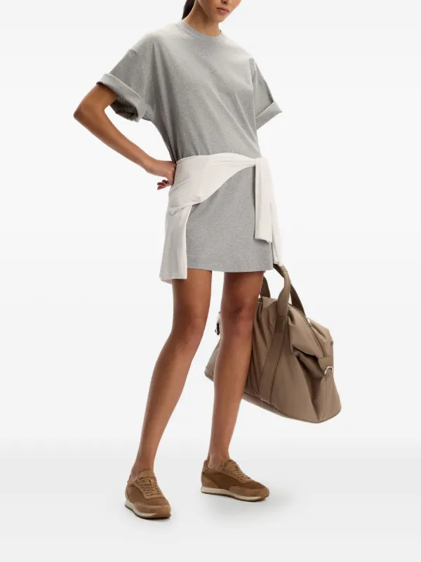 12 STOREEZ Vestido Estilo Playera De Algodón Gris FARFETCH PE