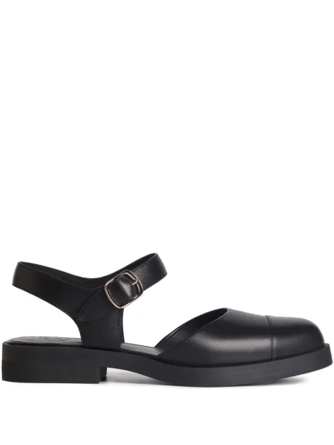 12 STOREEZ leather Mary Jane pumps