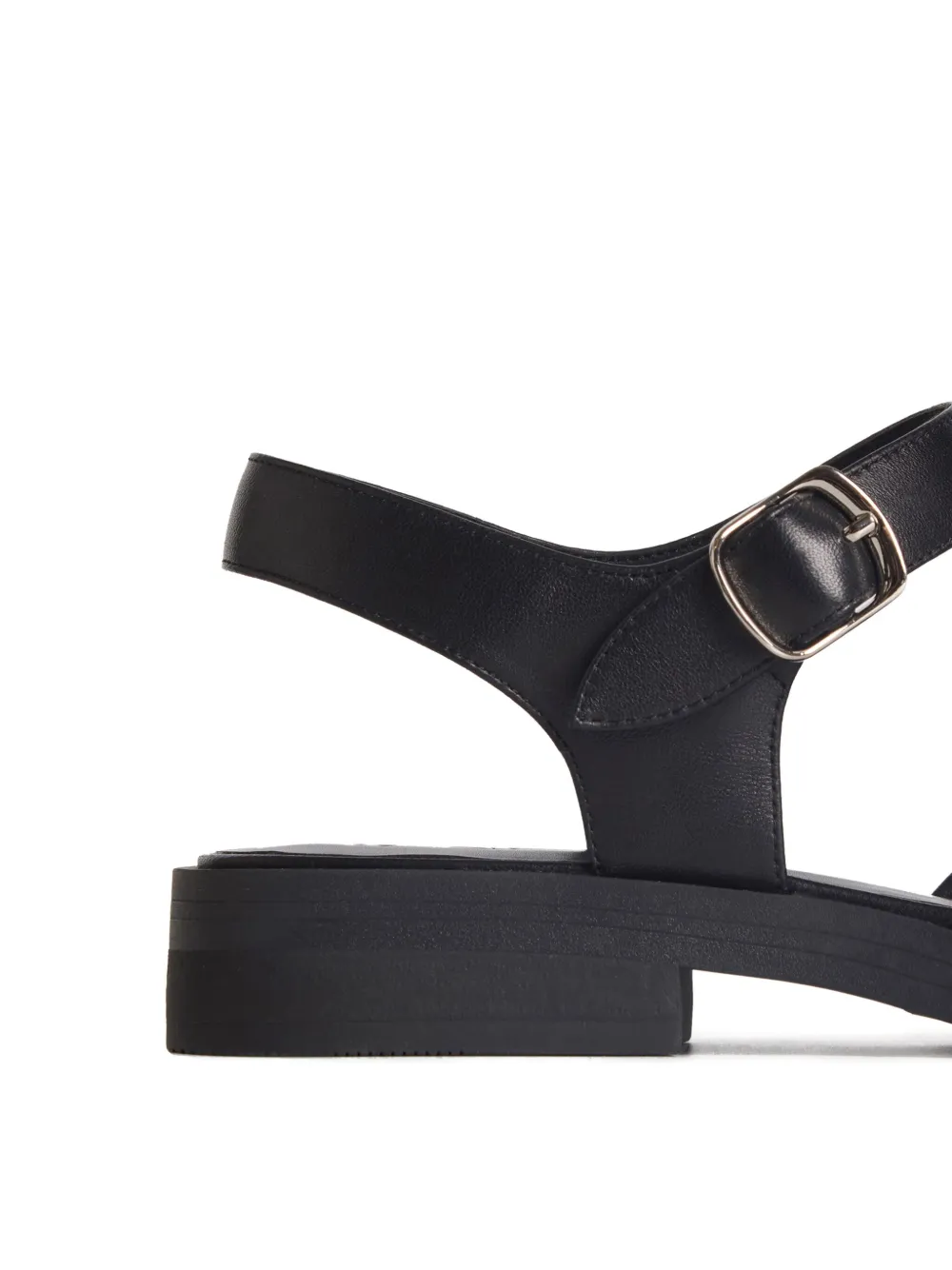 12 STOREEZ Mary Jane leren pumps Zwart