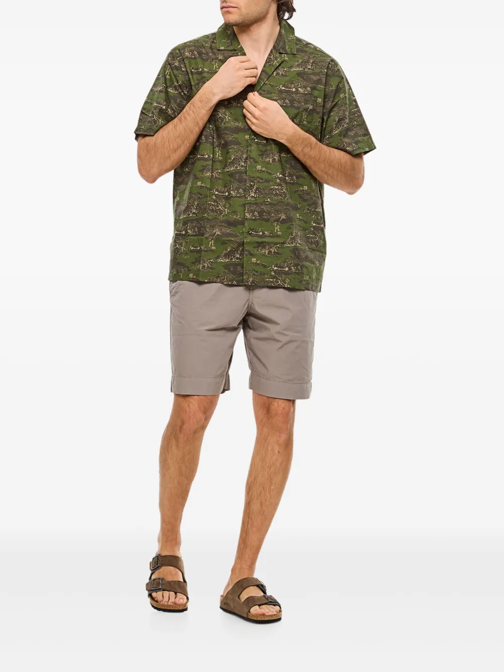 Les Deux Lesley Ruins shirt - Groen