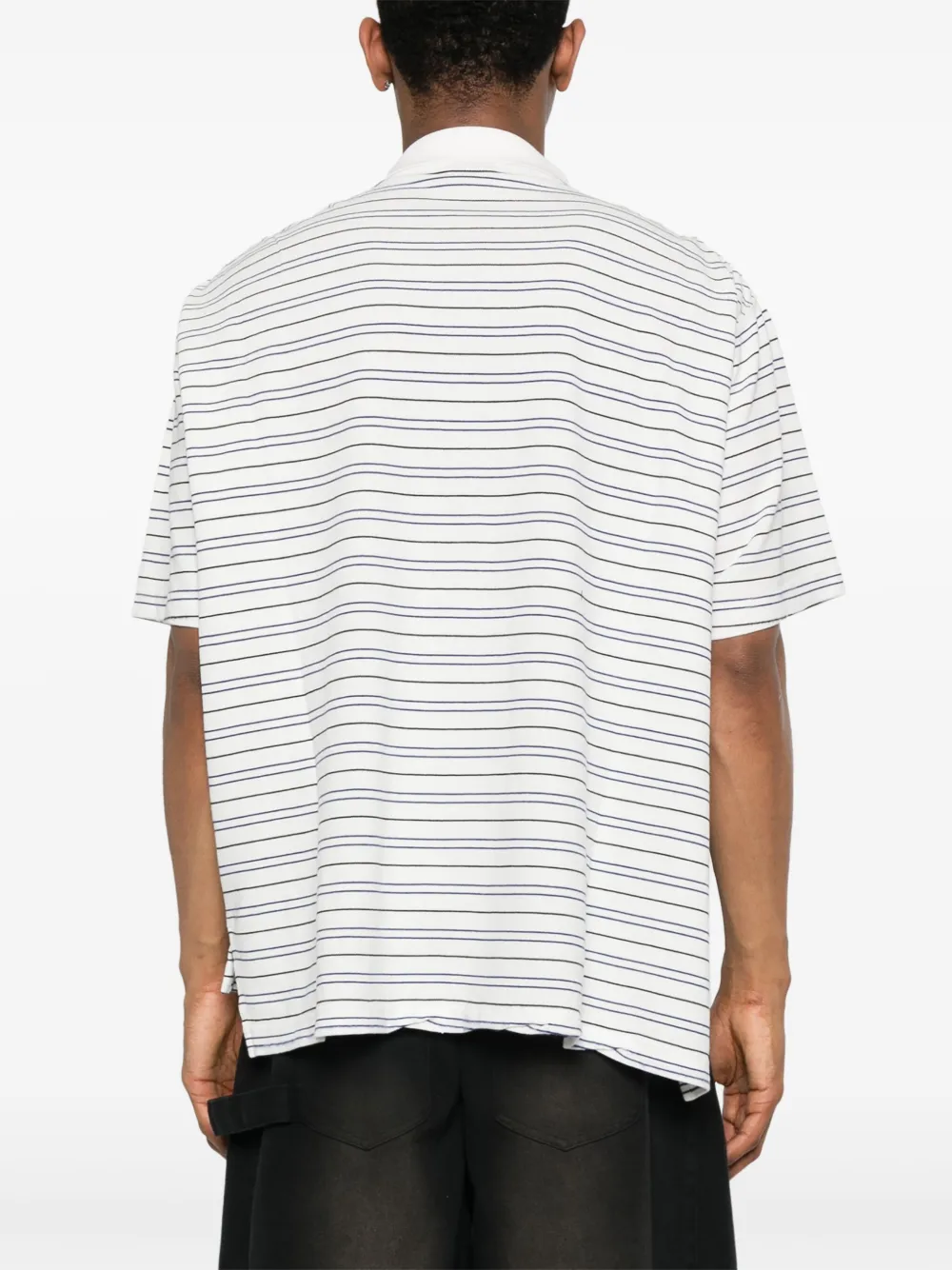 Balenciaga Poloshirt met geborduurd logo Wit