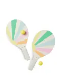 Sunnylife Kids Pool Side beach paddle set - White