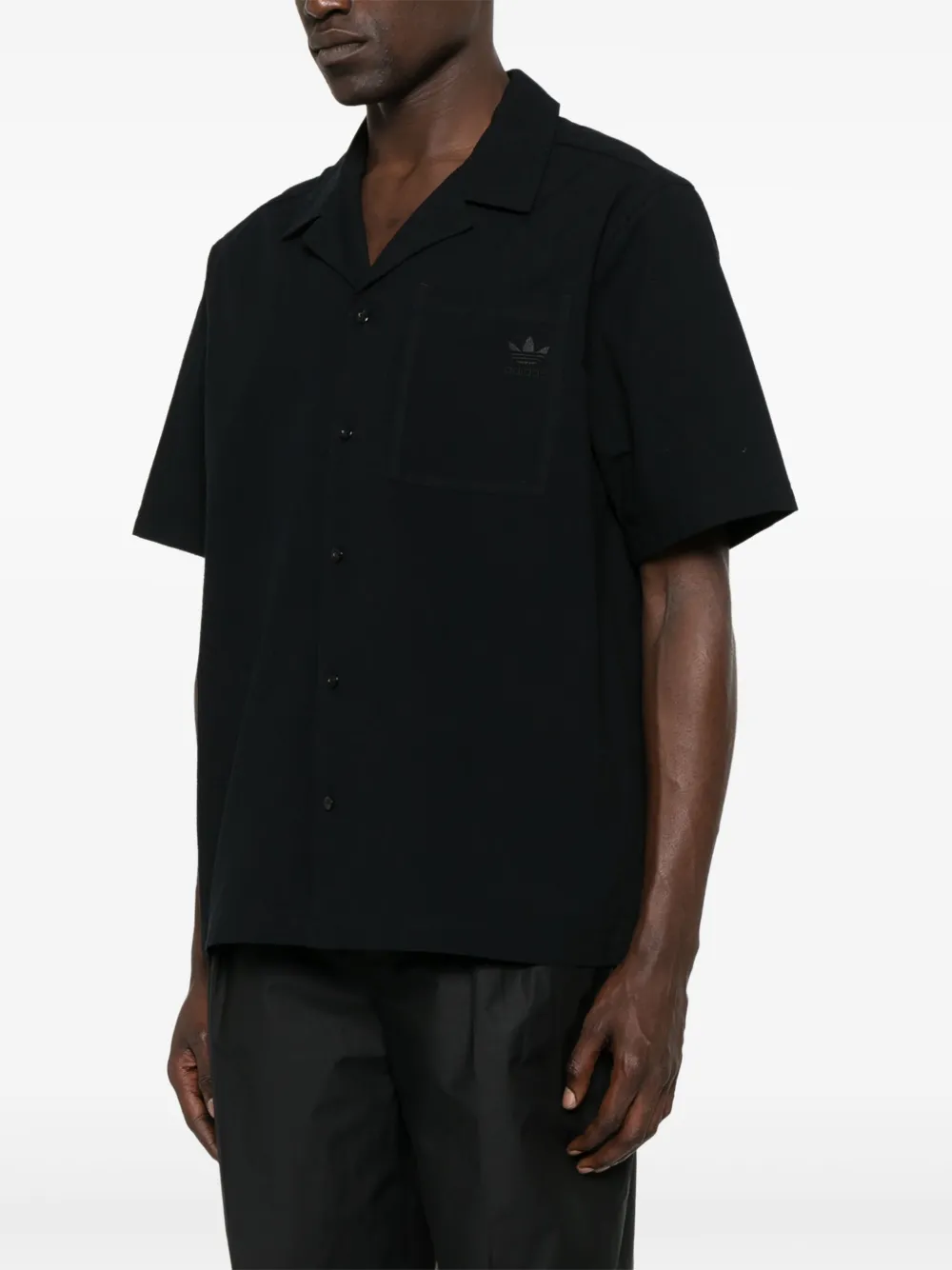 adidas Seersucker overhemd Zwart