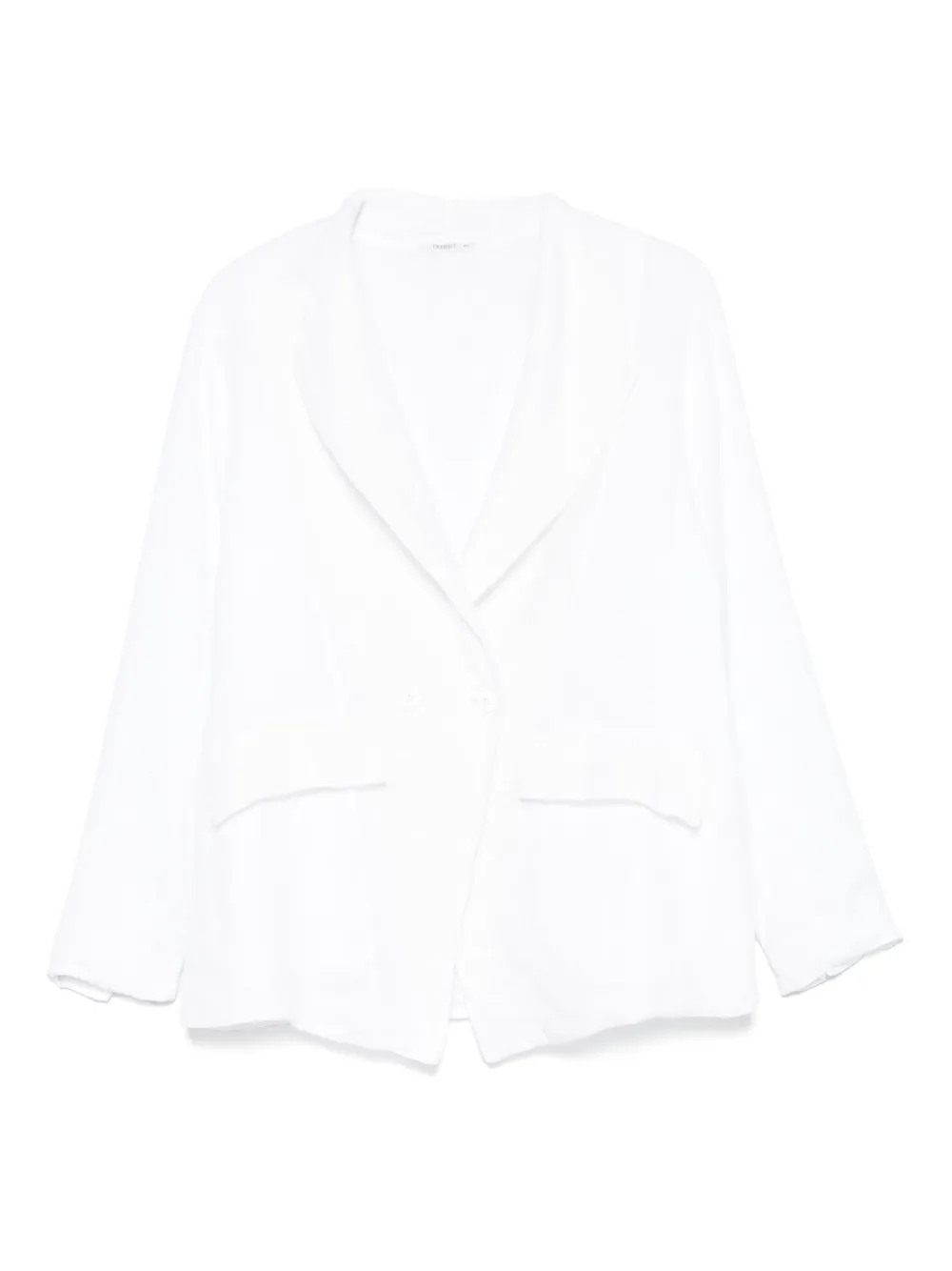 Transit Blazer met dubbele rij knopen Wit