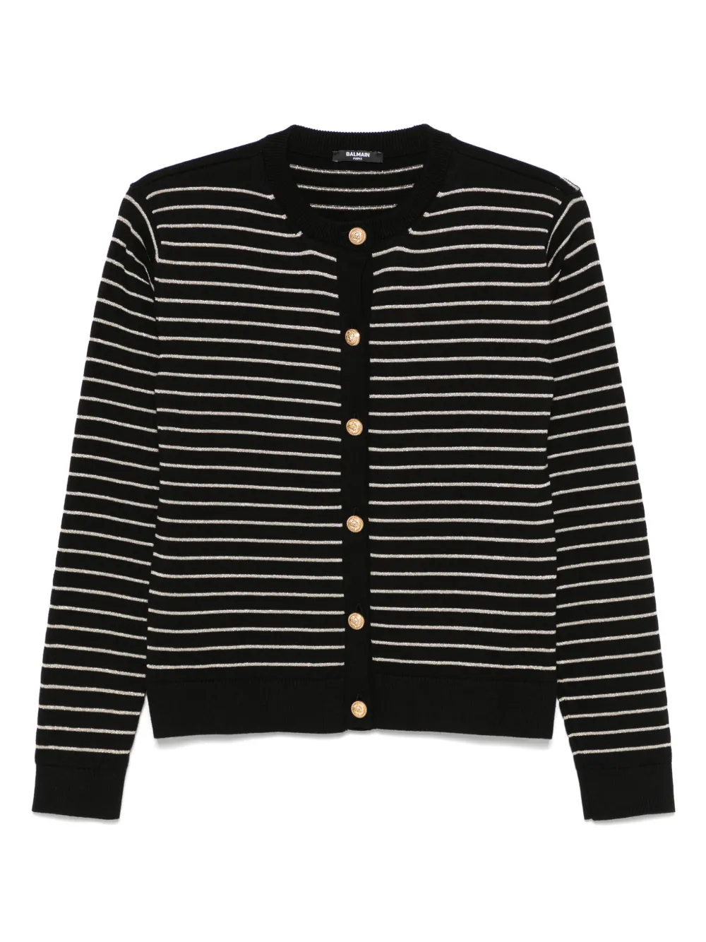 Balmain Kids Gestreept vest Zwart