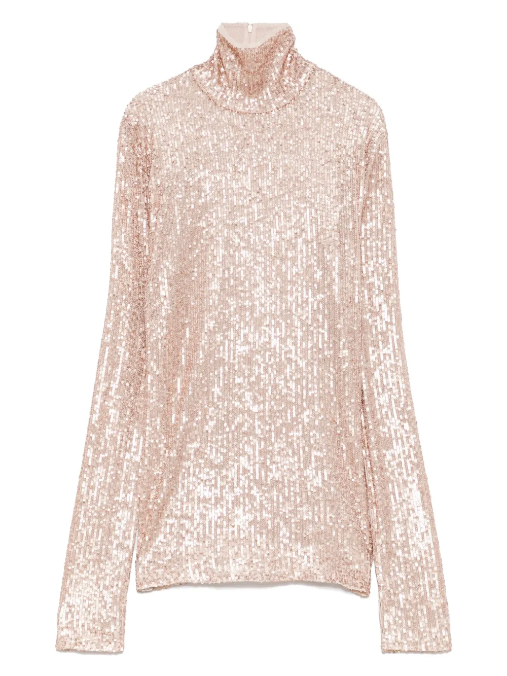 sequin-embellished top