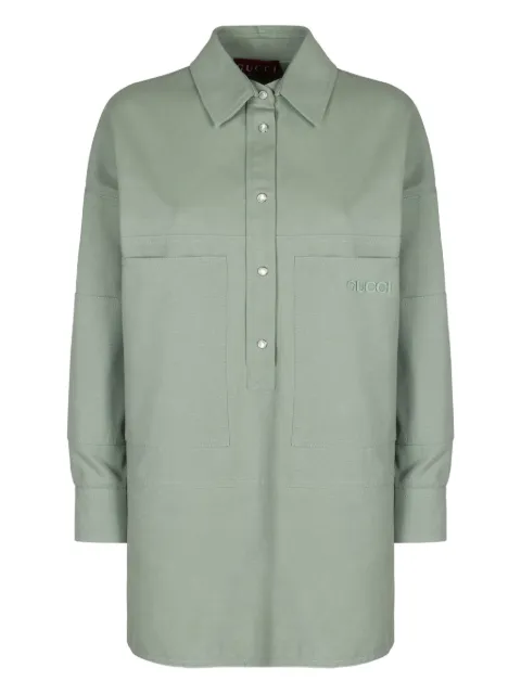 Gucci sobrecamisa de algodón