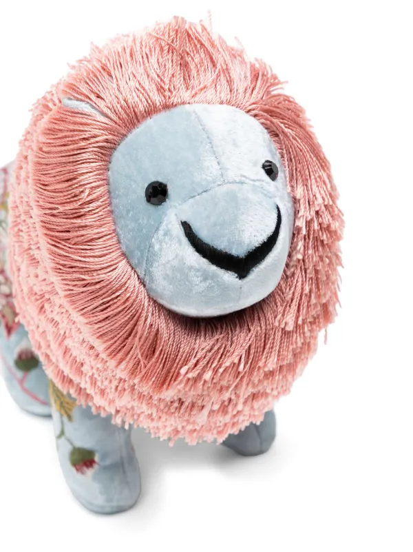 Anke Drechsel アンケ・ドレッチェル ぬいぐるみ うさぎ 入手困難 Anke Drechsel ライオン ソフトトイ | ブルー | FARFETCH JP